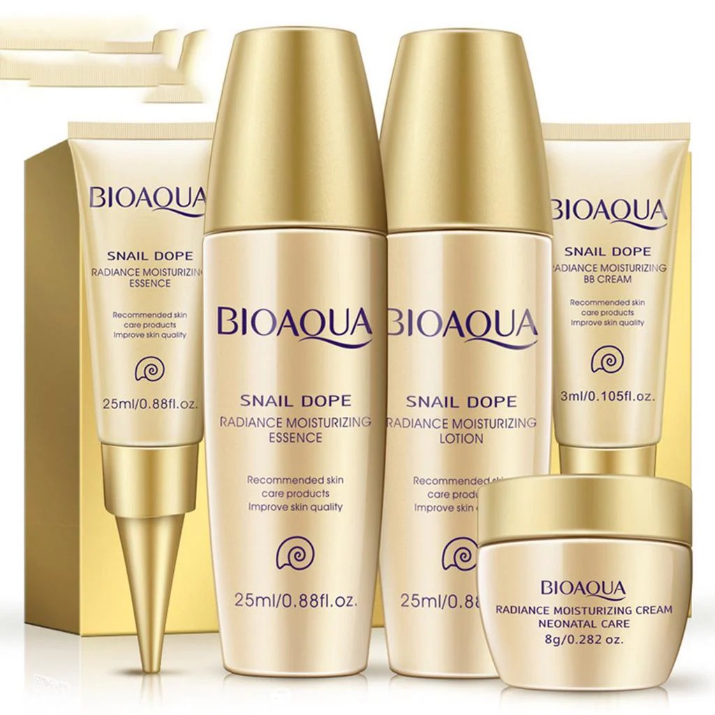 پکیج ۵ عددی مراقبت از پوست حلزون بیواکوا BIOAQUA
