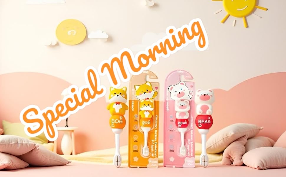 مسواک کودک کارتونی 