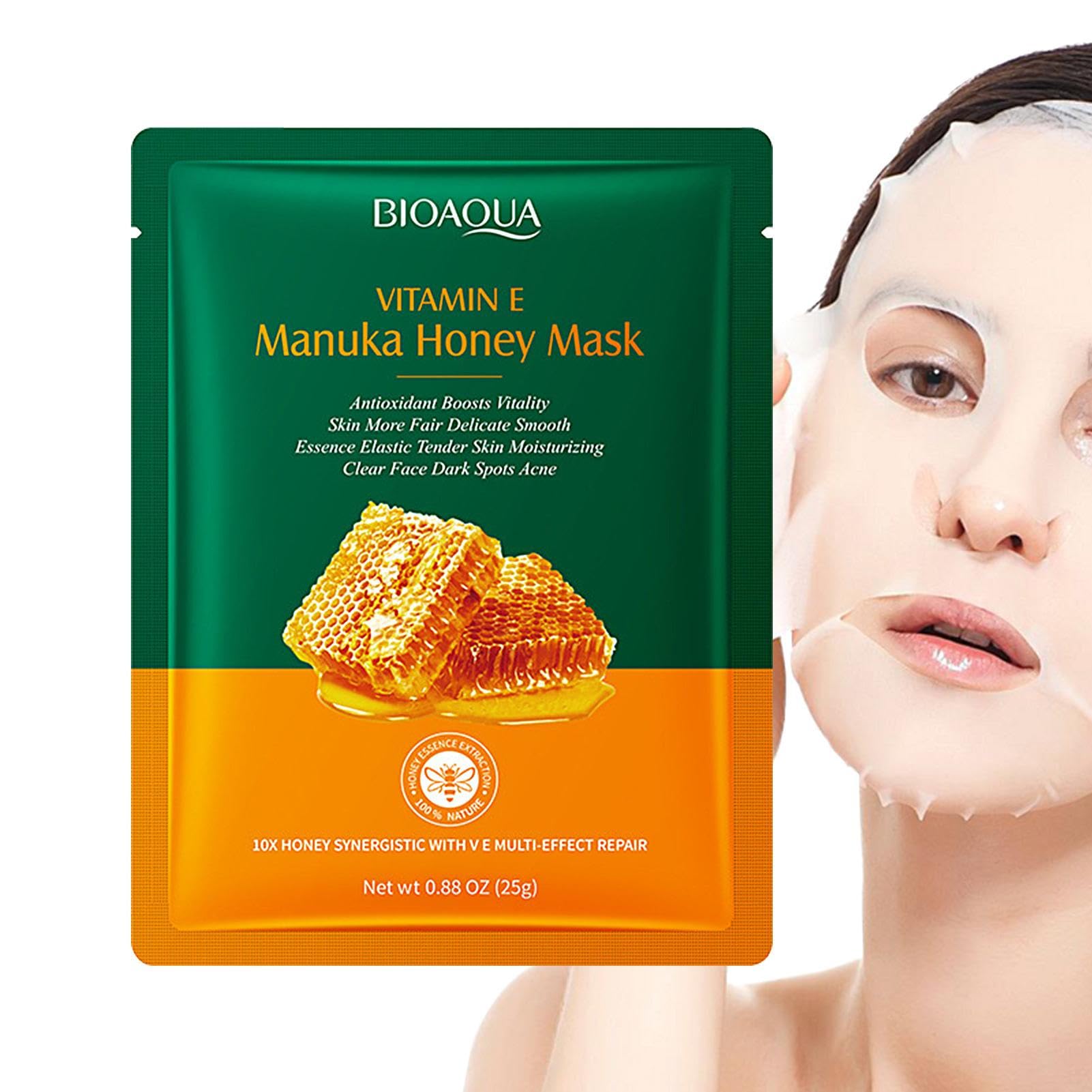ماسک ورقه ای عسل و ویتامین e