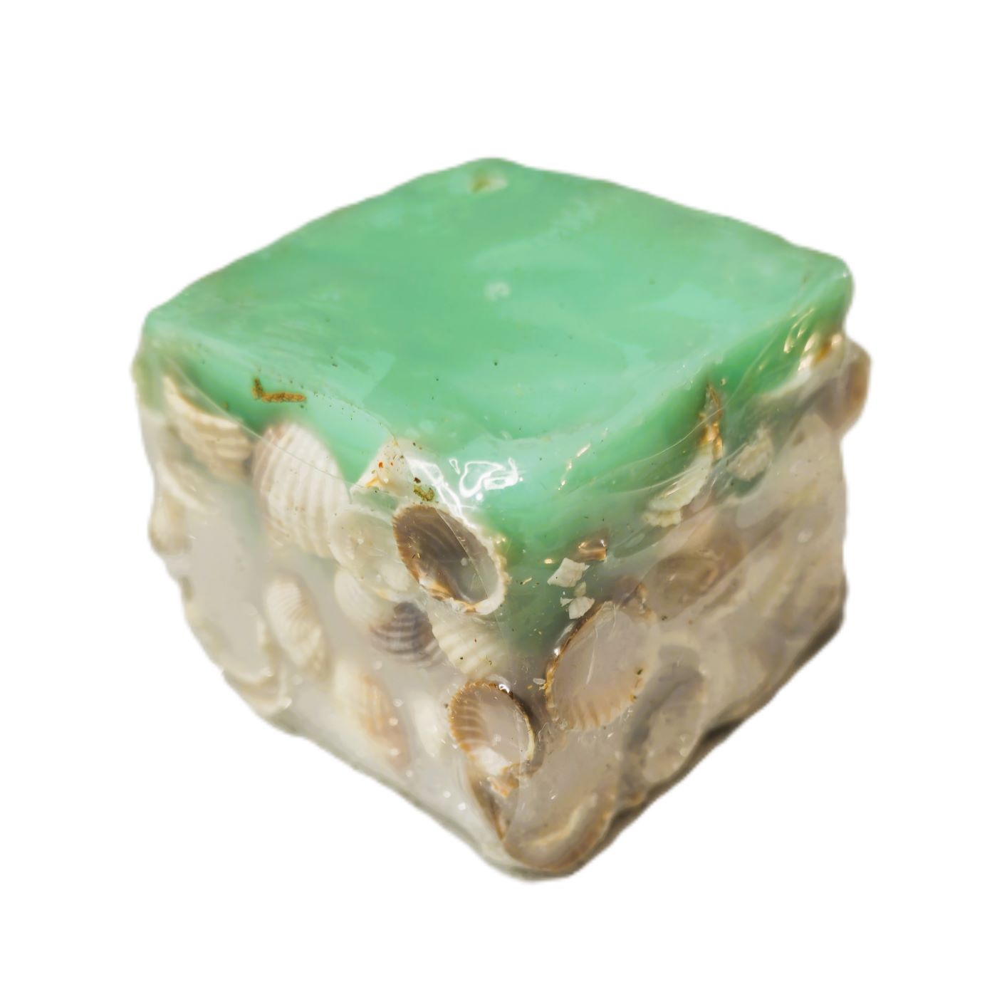 شمع مکعبی طرح دریا